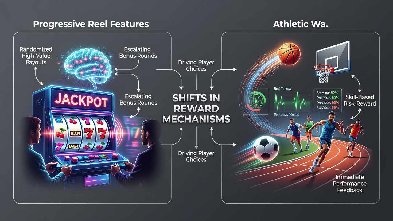 Analytics dashboard displaying player reward distribution between slots and sports betting on Nordic mobile platforms